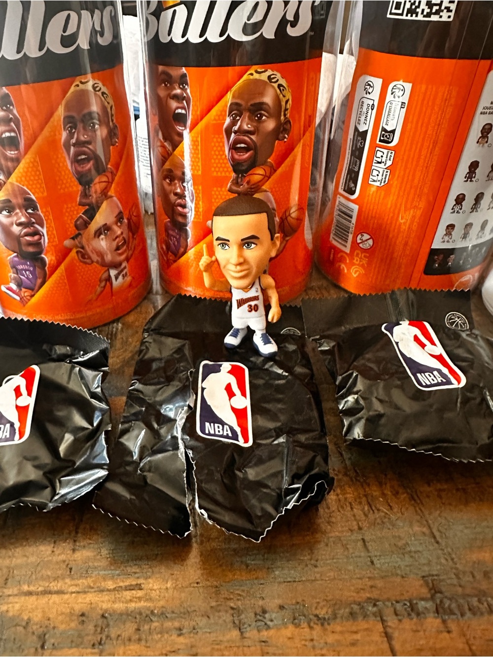 NBA ZURU ballers rare Steph Curry action figures.
